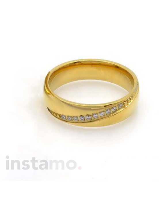 Dámský pozlacený prsten-324088-20