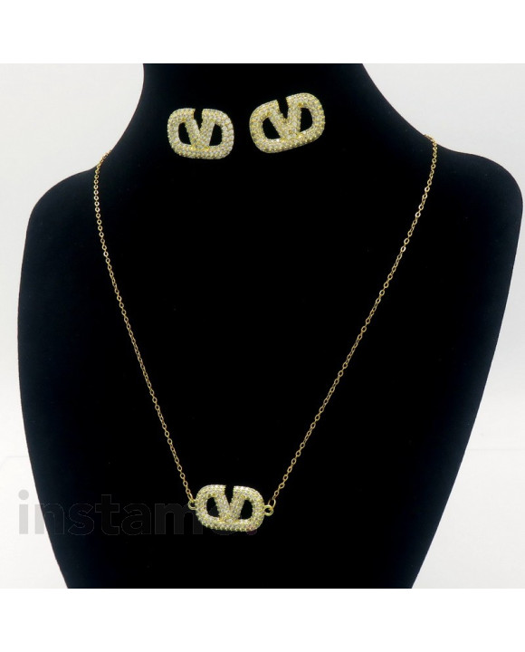 Dámský trendy set s křišťály-318273-20