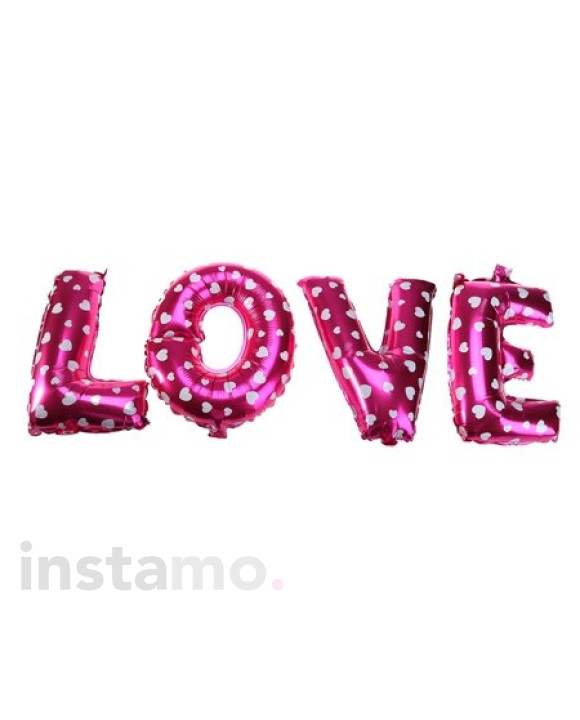 Set růžových balónů LOVE-157514-20