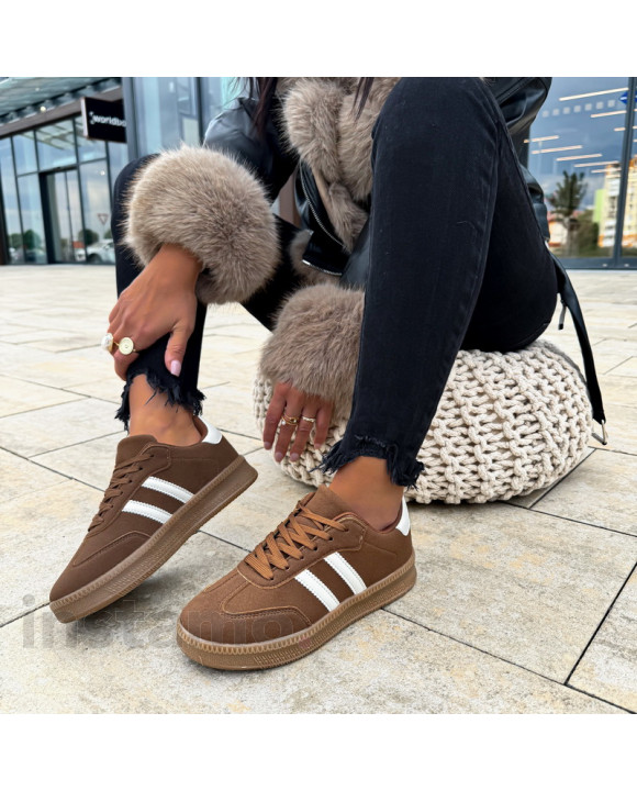 Hnědo-béžové tenisky-322641-20