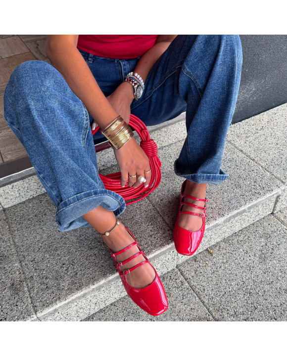 Červené lakované balerínky-303694-20