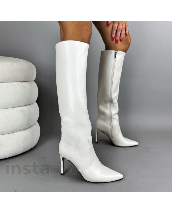 Béžové vysoké kozačky-322281-20