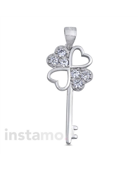 Stříbrný přívěsek klíč-292825-20