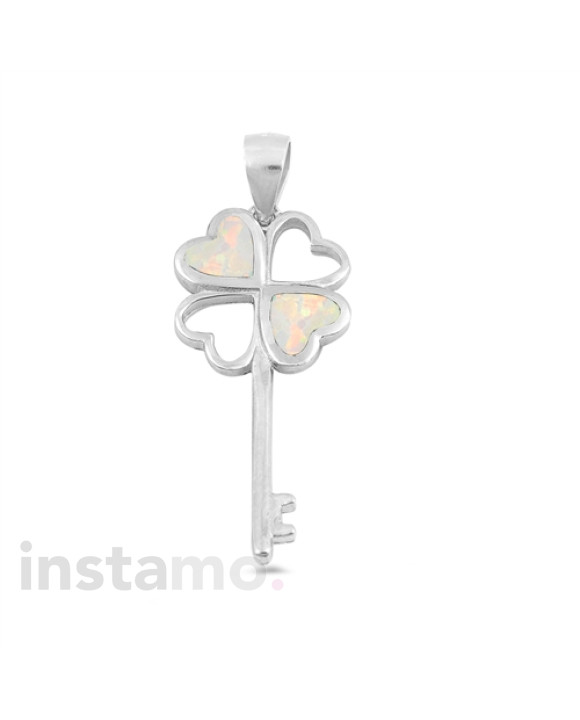 Stříbrný přívěsek klíč-292826-20