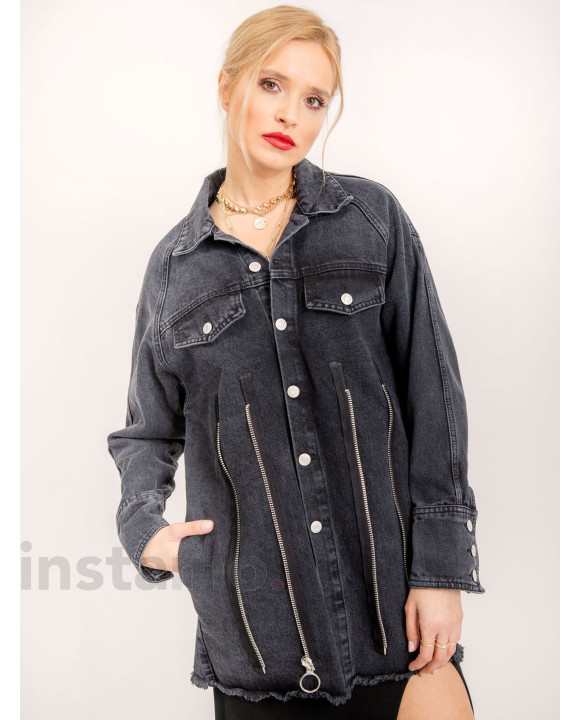 Černá džínová vesta-253131-20