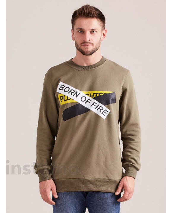 Zelená bavlněná mikina-244050-20