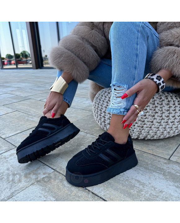 Černé zateplené tenisky-321744-20