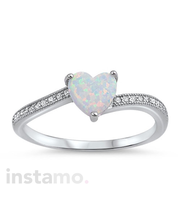 Jemný strieborný prsteň