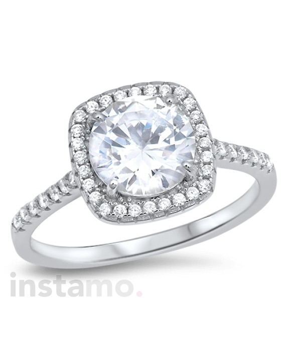 Dámsky strieborný prsteň