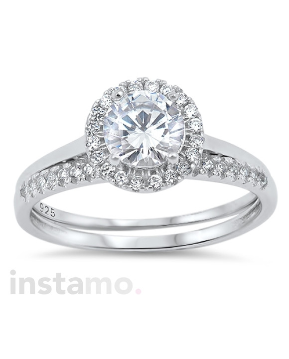 Dámsky strieborný prsteň