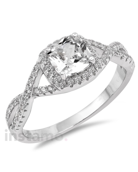 Stříbrný prsten s bílým opálem-253237-20