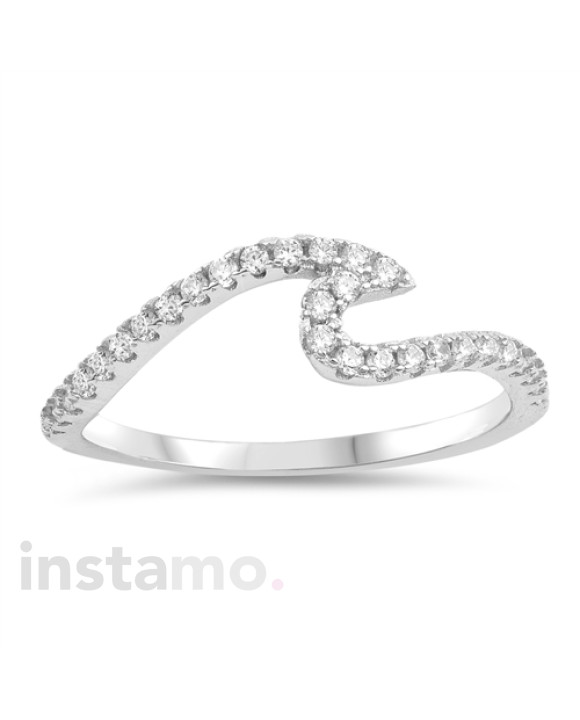 Strieborný jednoduchý prsteň