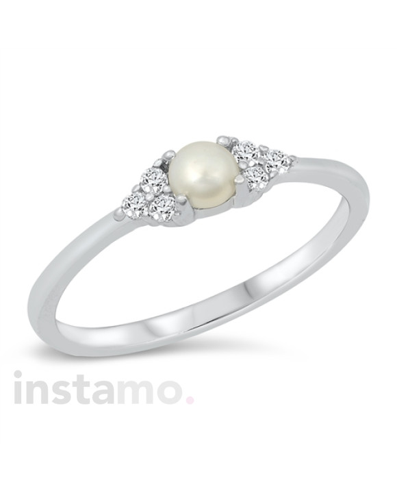 Stříbrný prsten s bílým opálem-253798-20