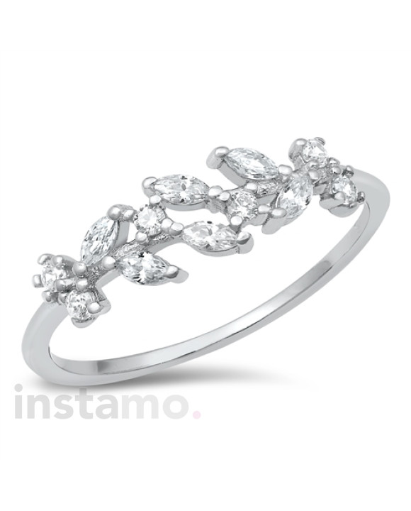 Stříbrný prsten s bílým opálem-253791-20