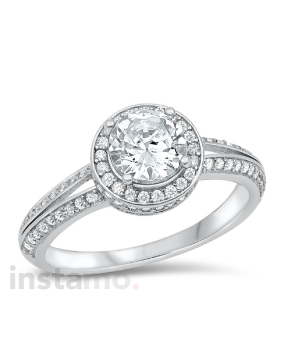 Stříbrný prsten s bílým opálem-253750-20