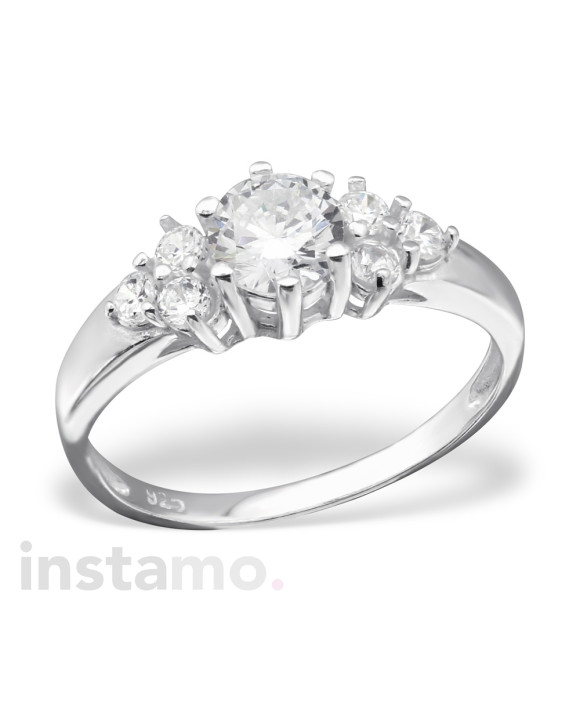 Dámsky strieborný prsteň