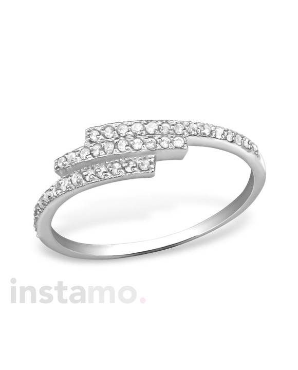 Dámsky strieborný prsteň