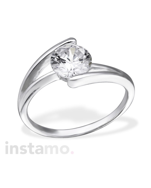 Dámsky strieborný prsteň