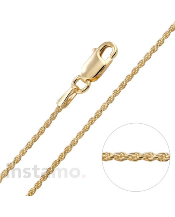 Stříbrný řetízek pozlacený-237444-20