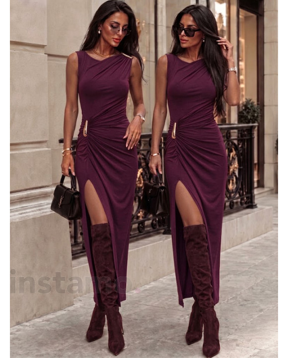 BORDO šaty s ozdobou-330884-20