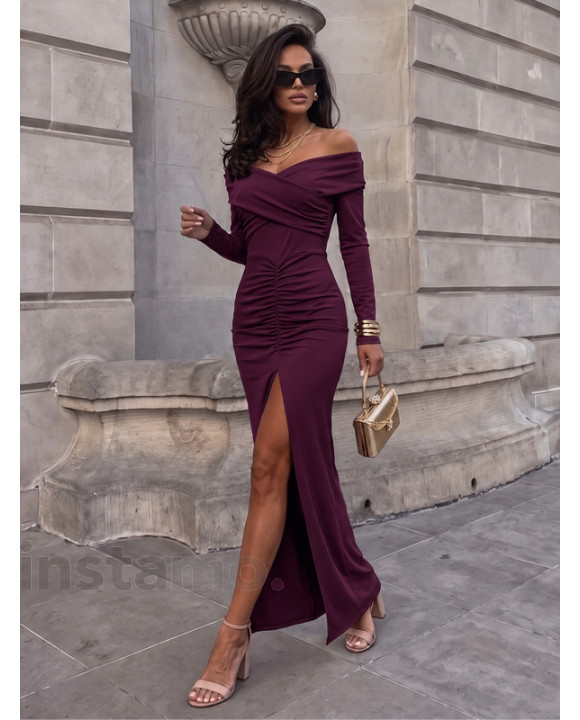 Mauve společenské šaty-331261-20