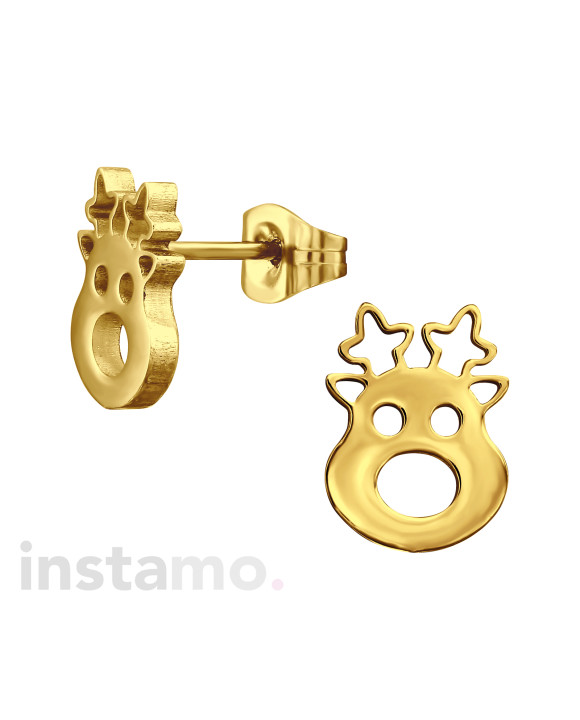 Ocelové náušnice Vánoce-295038-20