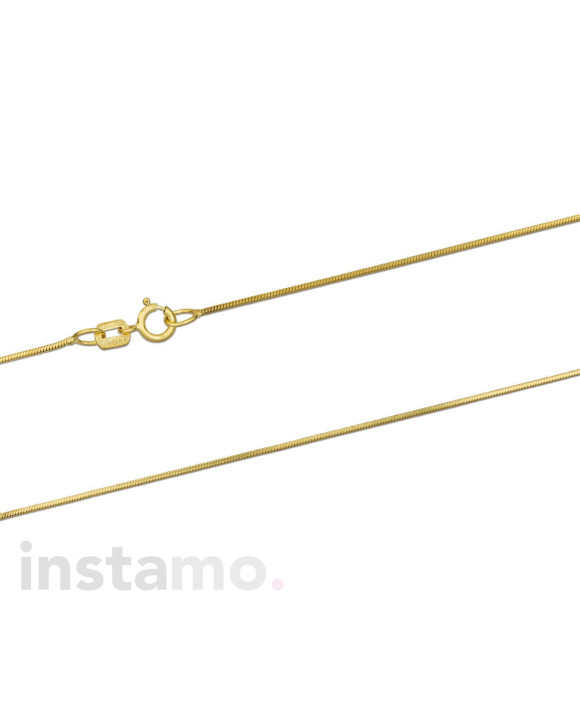 Stříbrný řetízek pozlacený-235678-20