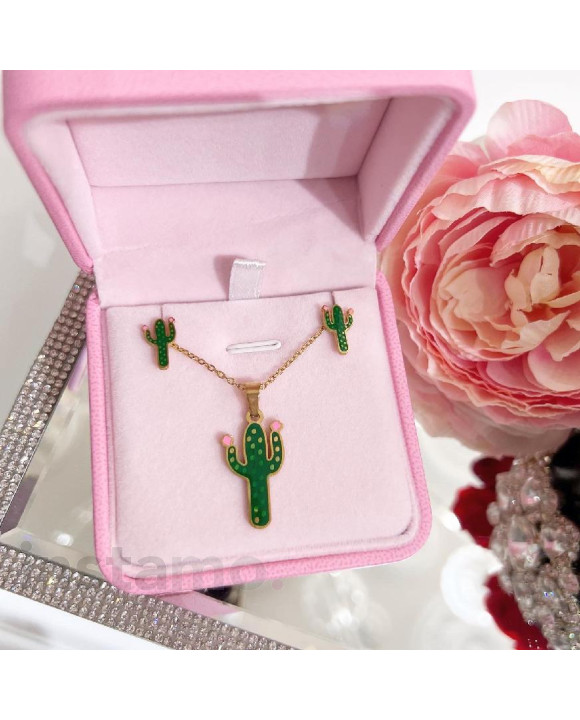 Dětská ocelová souprava kaktus-276464-20