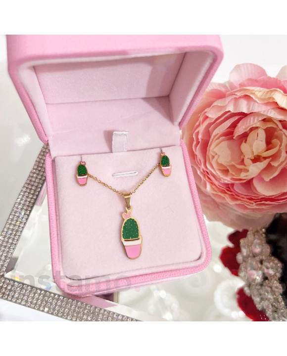 Dětská ocelová souprava kaktus-276465-20