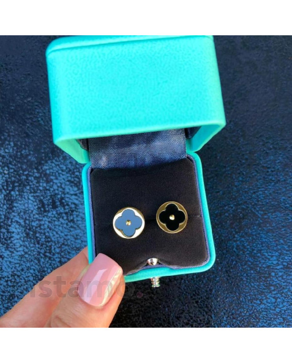 Dámské ocelové náušnice pozlacené-265333-20