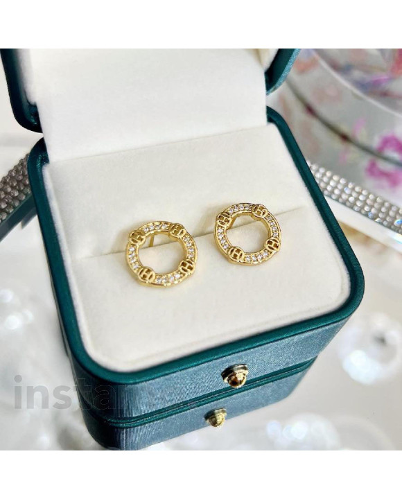 Dámské pozlacené náušnice-275516-20