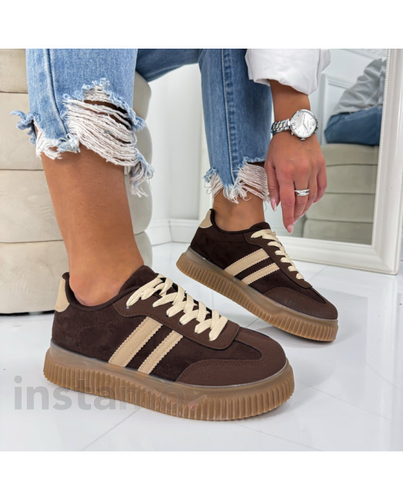 Tmavě hnědé tenisky-324788-20