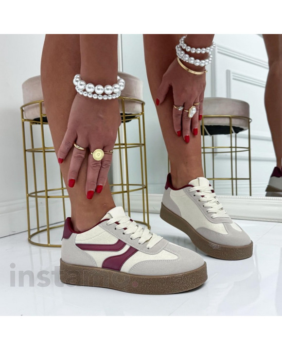 Béžovo-vínové tenisky-326666-20