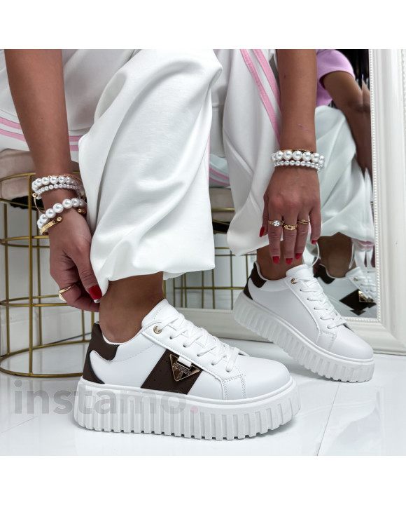 Bílo-hnědé tenisky-326511-20