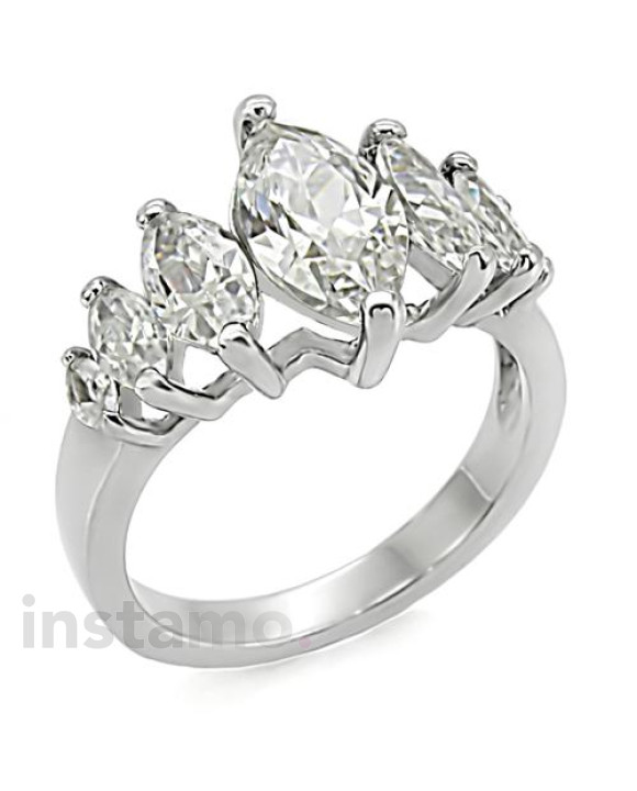 Dámsky oceľový prsteň