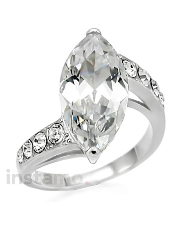 Dámsky oceľový prsteň