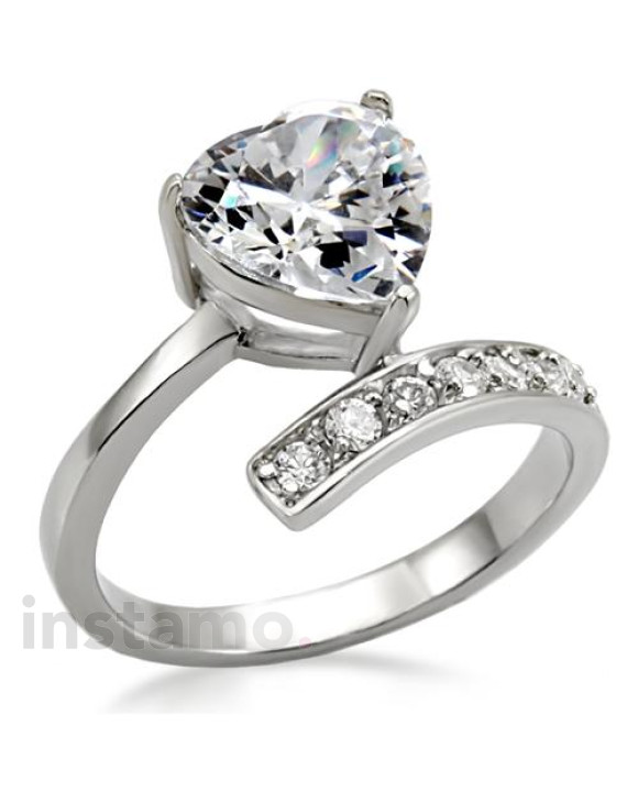 Dámsky oceľový prsteň