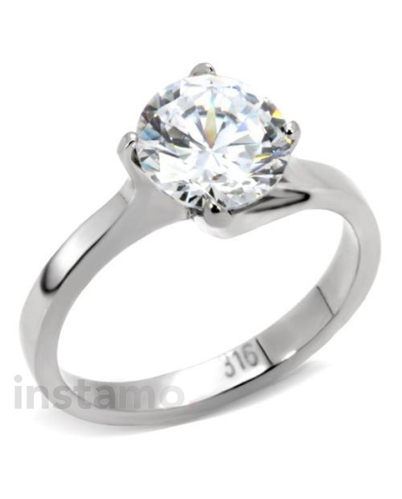 Dámsky oceľový prsteň