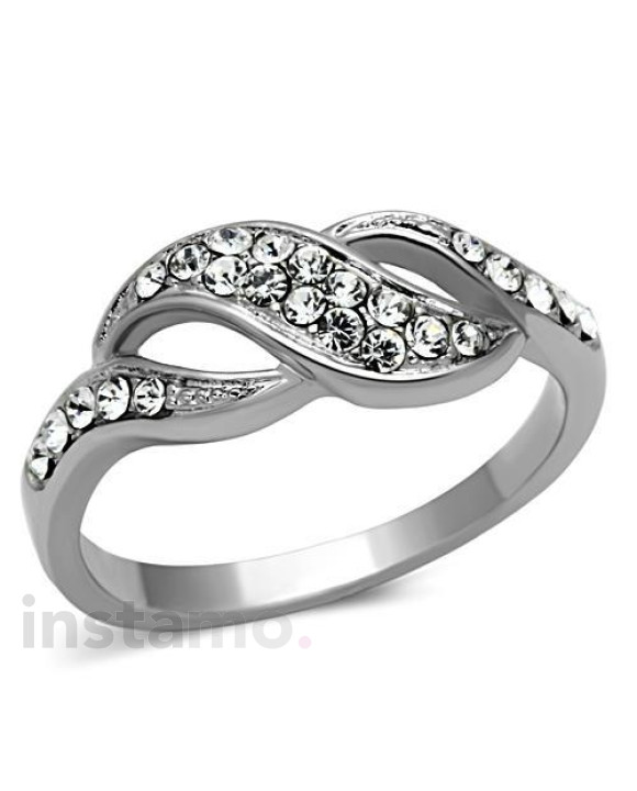 Dámsky oceľový prsteň