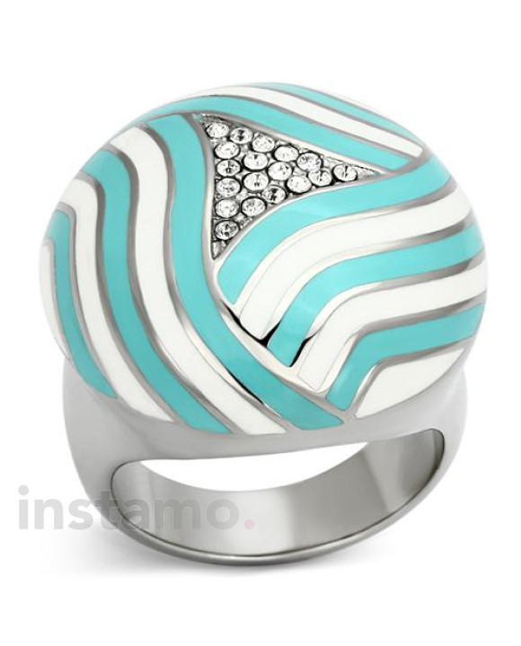 Dámsky oceľový prsteň