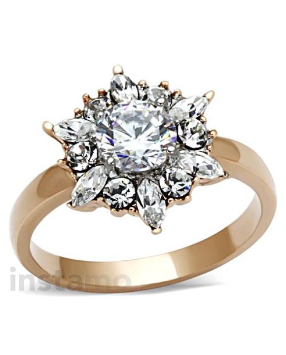 Dámsky oceľový prsteň