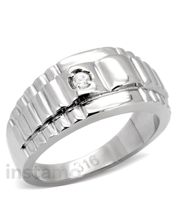 Pánsky oceľový prsteň