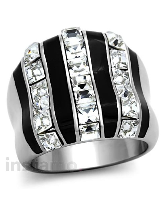 Dámsky oceľový prsteň