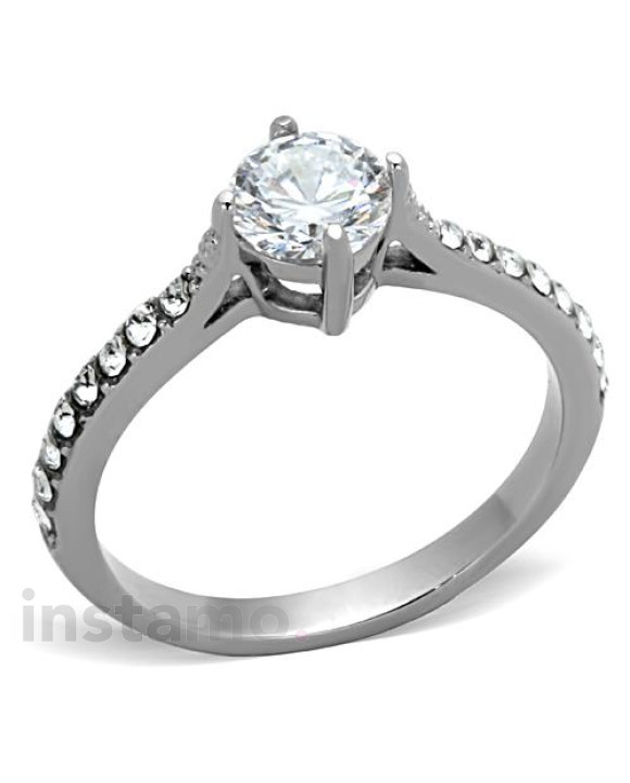 Dámsky oceľový prsteň