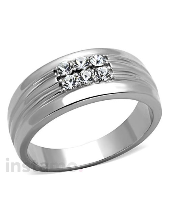 Pánsky oceľový prsteň