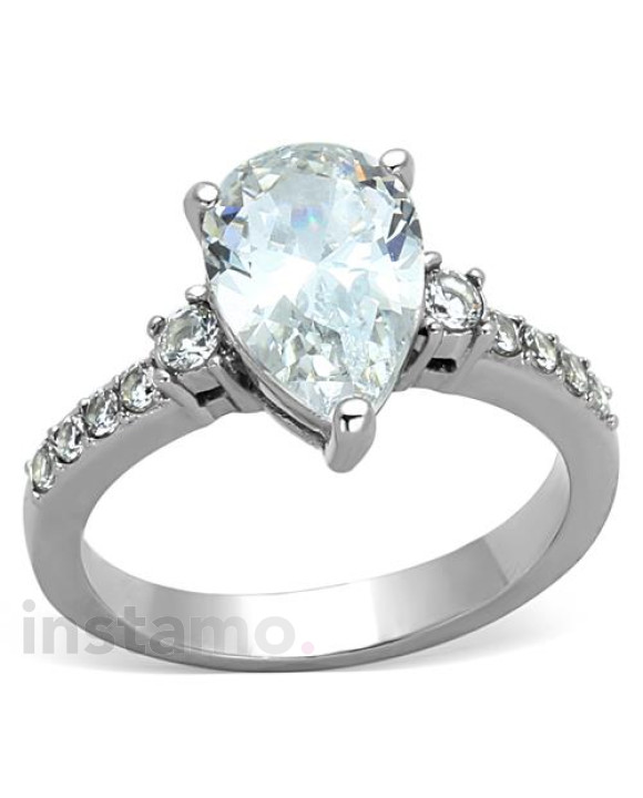 Dámsky oceľový prsteň