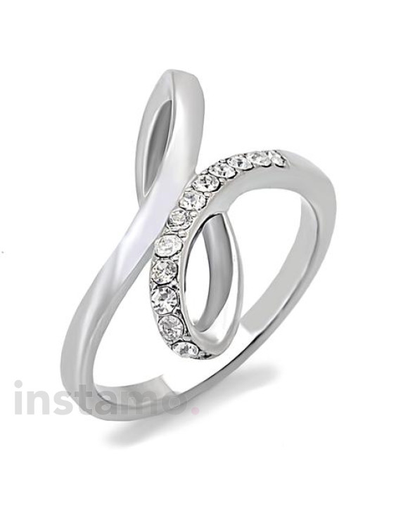 Dámsky oceľový prsteň