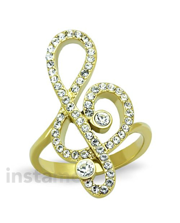 Dámsky oceľový prsteň