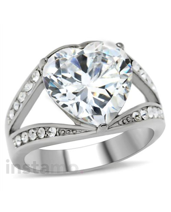 Dámsky oceľový prsteň