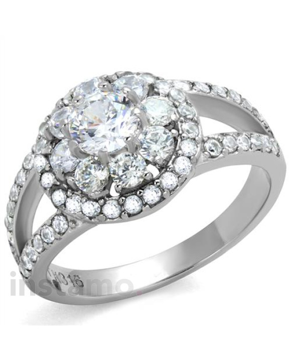 Dámsky oceľový prsteň